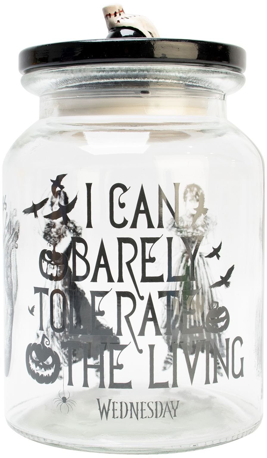 Thumbs Up słoik Okrągły Szkło Przezroczysty