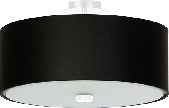 Lampa sufitowa Sollux Lampa podsufitowa czarna biurowa Sollux SKALA SL.0760