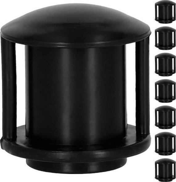 Springos Grzybki do trampoliny 8 szt. do mocowania na słupki czarne UNIWERSALNY