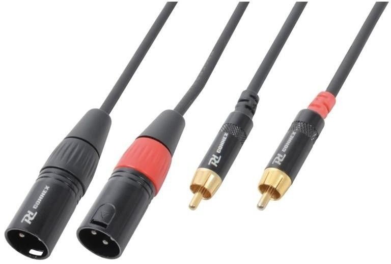 Kabel sygnałowy 2x XLR (m) - 2x RCA (m) 6m one size