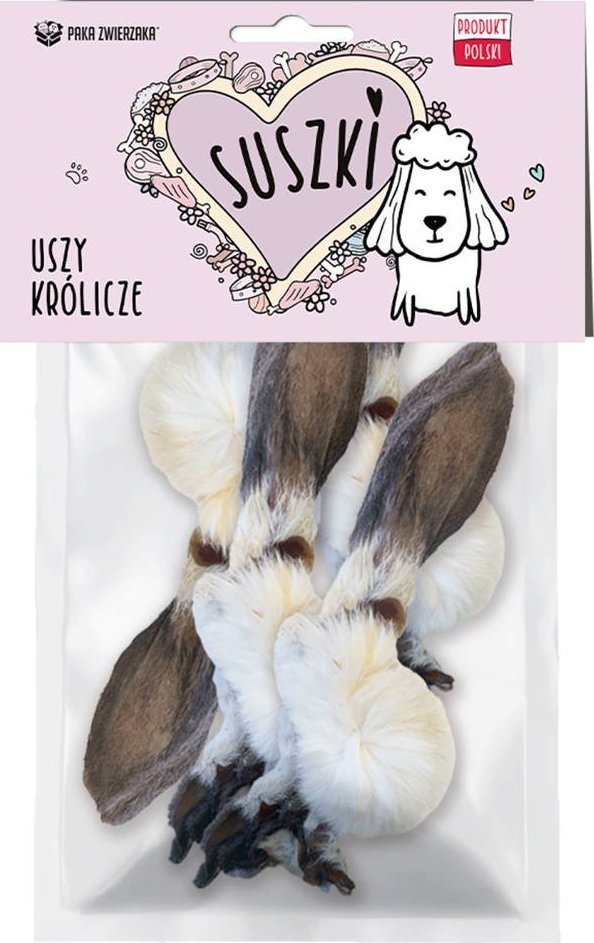 Paka Zwierzaka Paka Zwierzaka Suszki Uszy królicze 4 szt 120g