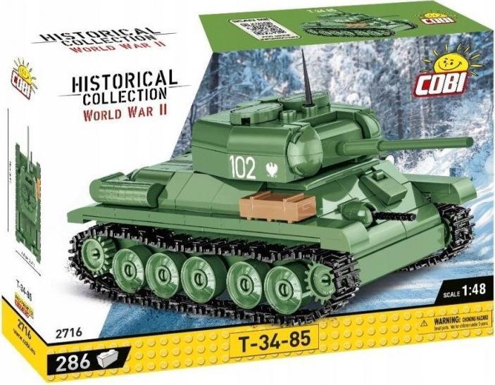 Cobi Klocki HC WWII T34-85 286 kl