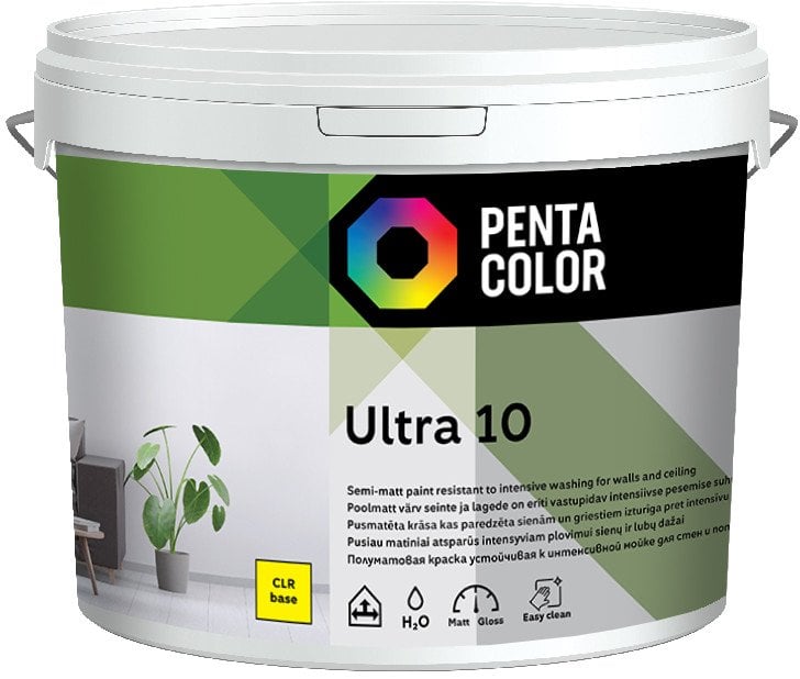 Pentacolor EMUL PAINT PENTACOLOR ULTRA 10 CLR 3L
