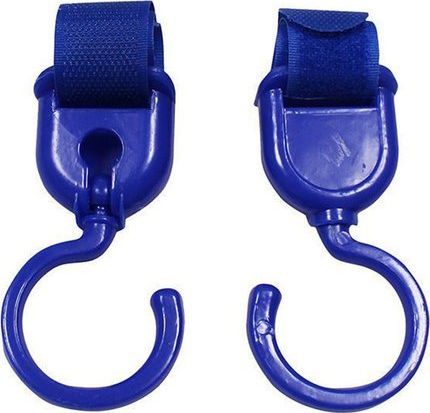 Poupy Uniwersalny uchwyt do wózka na torbę Niebieski 2 szt. POUPY