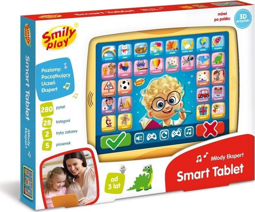 Smily Play Smart Tablet młody ekspert