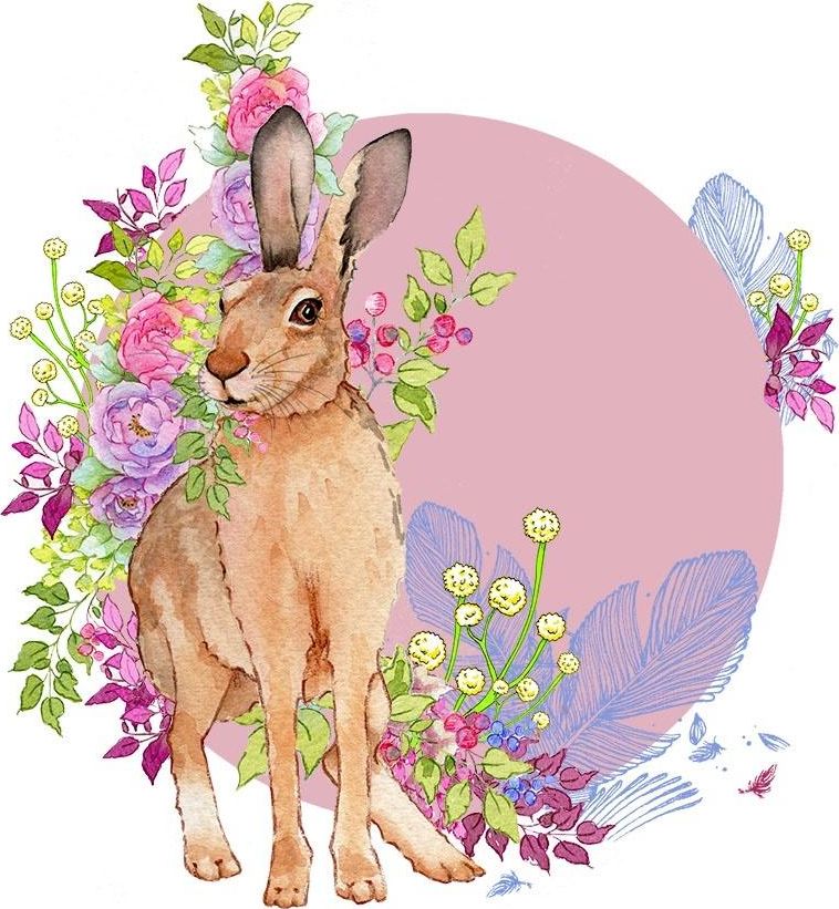 Clear Creation Karnet Swarovski kwadrat CL2006 Zając