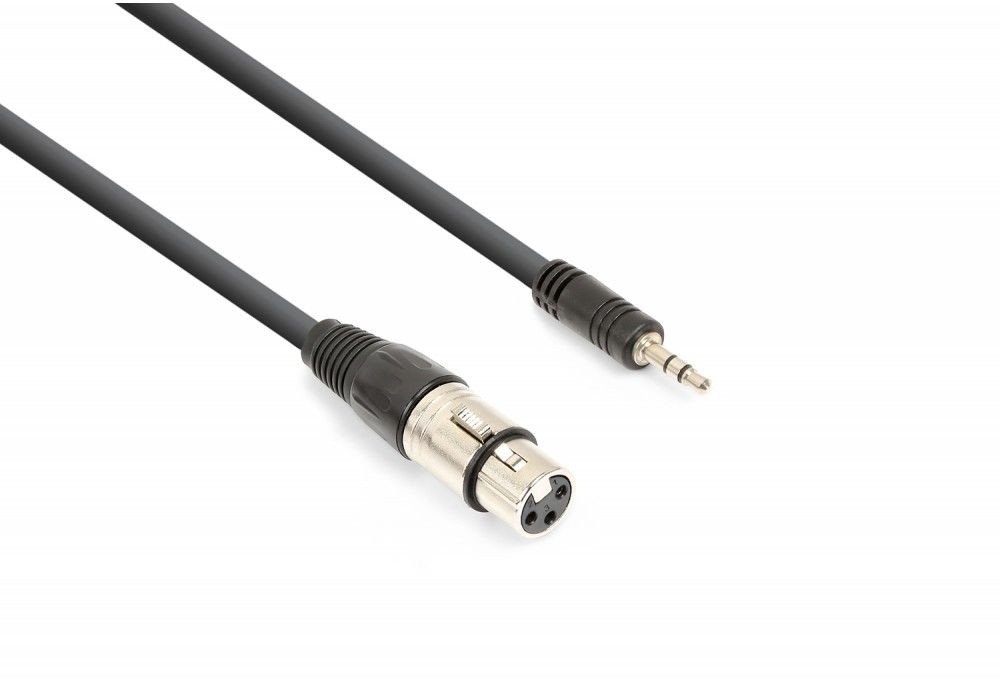 Kabel XLR (f) - mini Jack 3,5mm 0,5m one size
