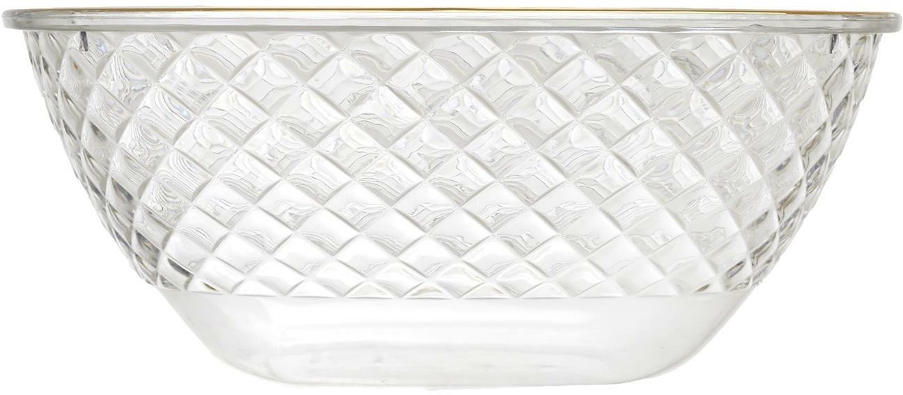 INTESI MISKA MIRAGE 25,6CM ZŁOTY BRZEG PLASTIKOWA