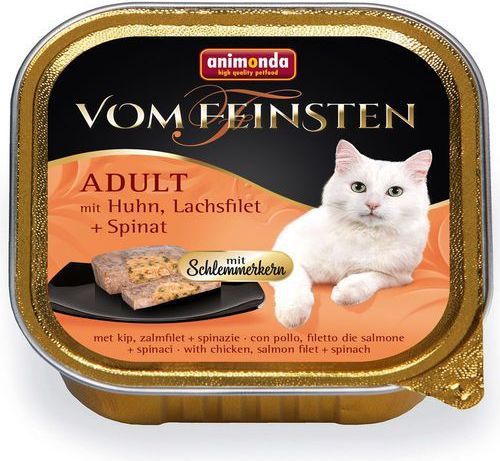 Animonda vom Feinsten Adult z nadzieniem Wołowina, filet z łososia i szpinak 100g