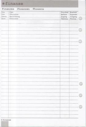 Antra Wkład do organizera A5 Finanse (270057)