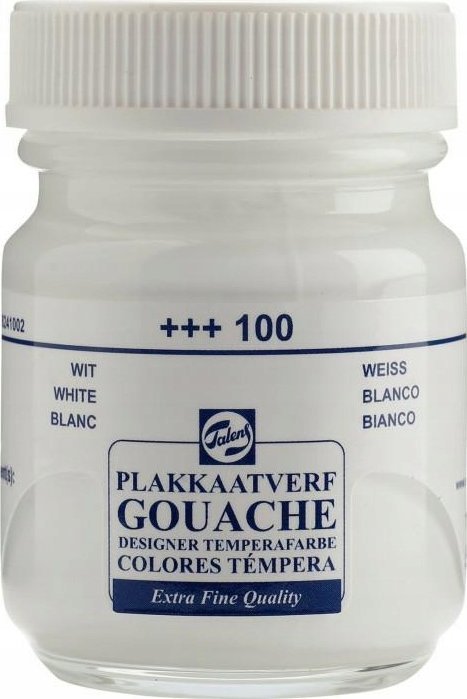 Talens Talens Gouache Extra Fine Quality Bottle White 100