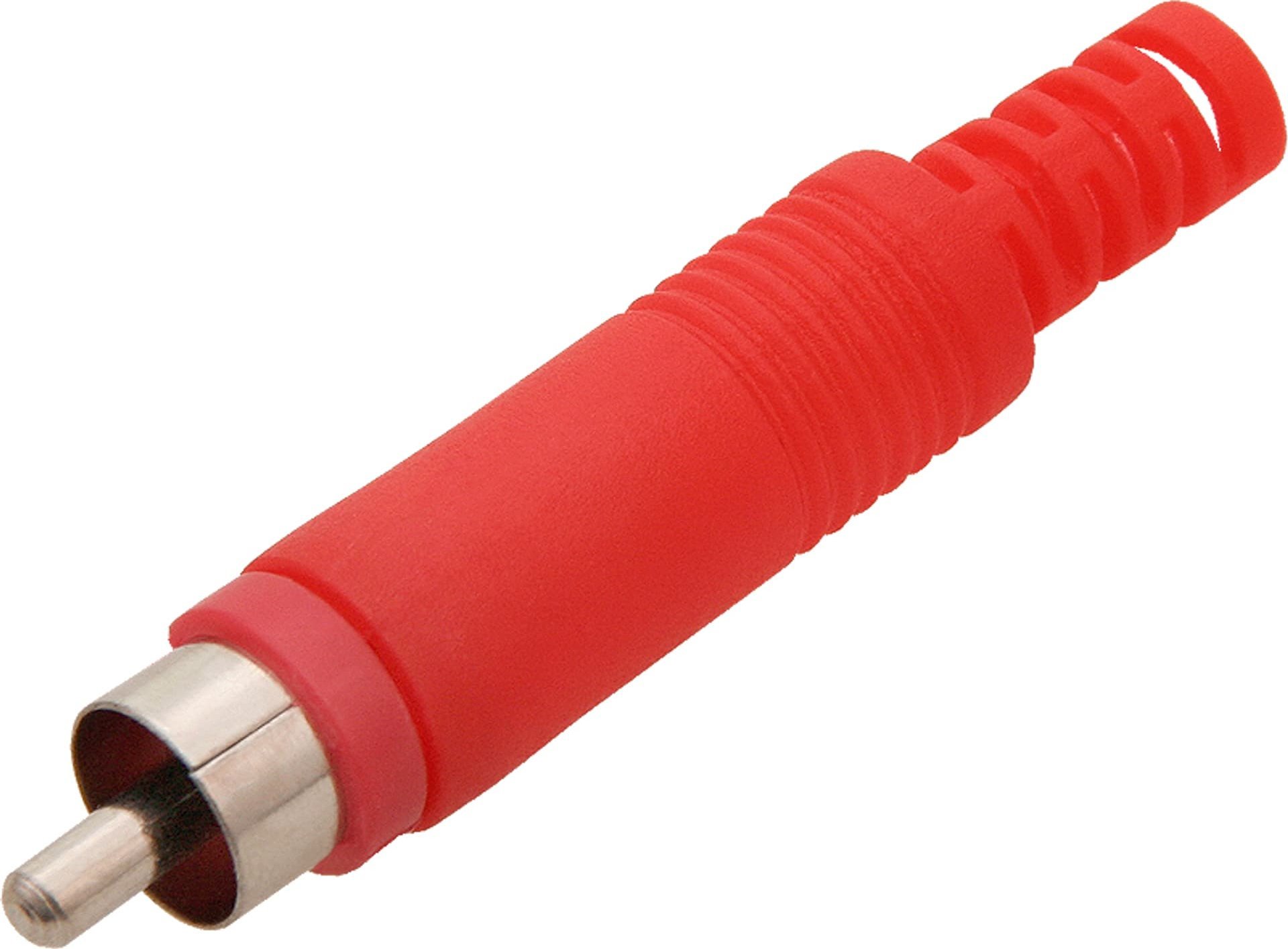 Blow 1043# Wtyk rca chinch czerwony hq