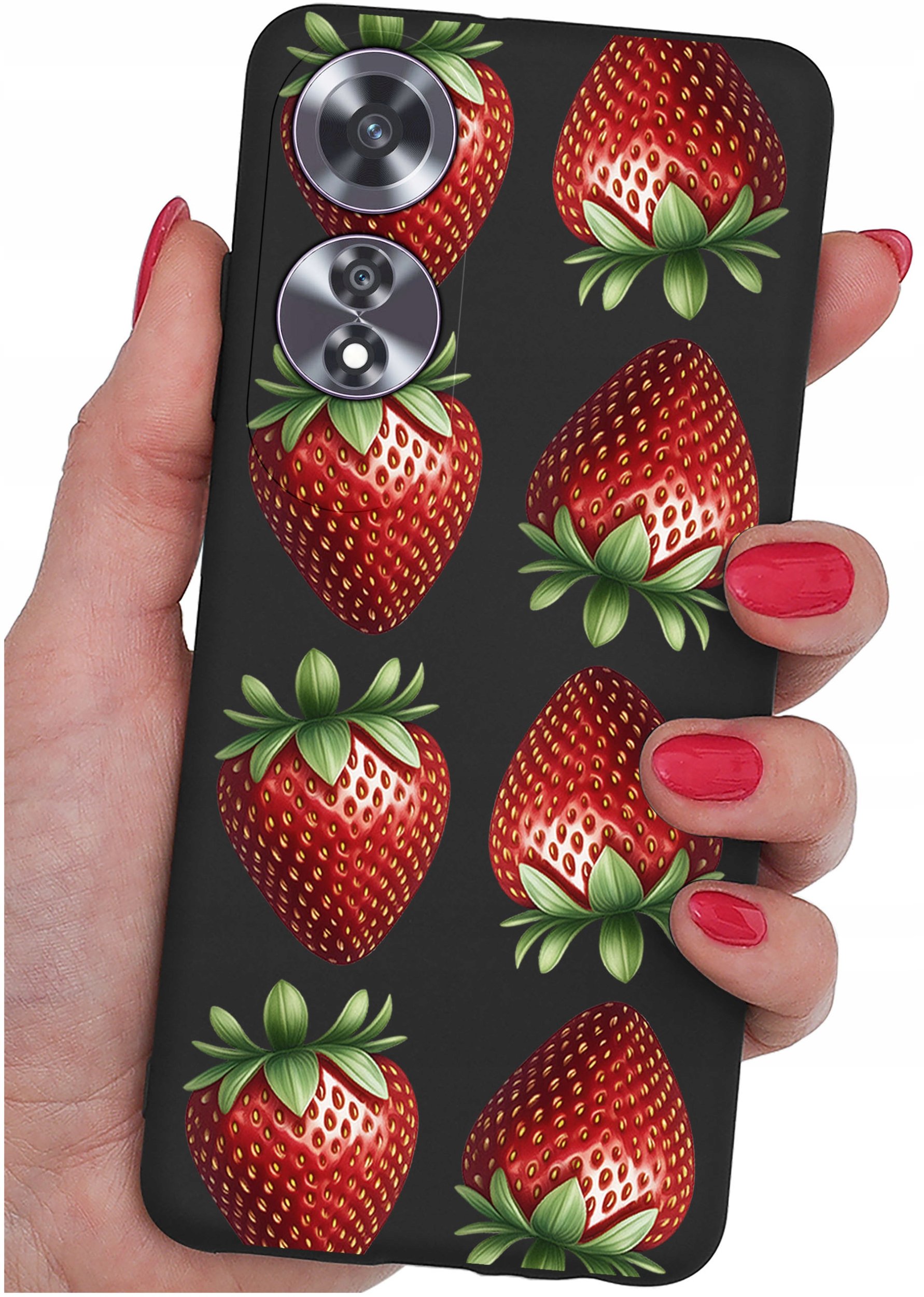 Etui do Oppo A60 4G WZORY |SILIKONOWE MATT CASE + SZKŁO 9H