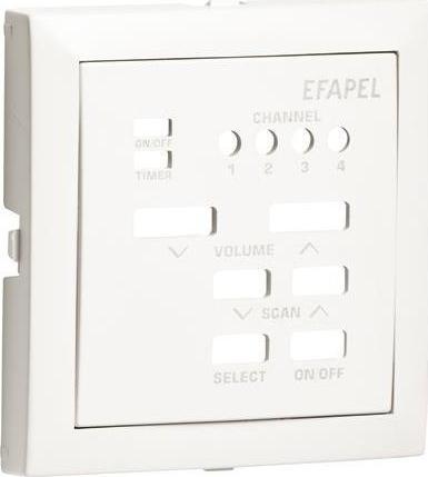 Efapel EFAPEL BASE ELEMENT CENTRALNY DO STEROWNIKA DŹWIĘKU BIAŁY 90708 TBR