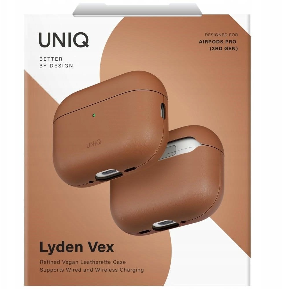 Uniq Lyden Vex etui do AirPods Pro 3 brązowe