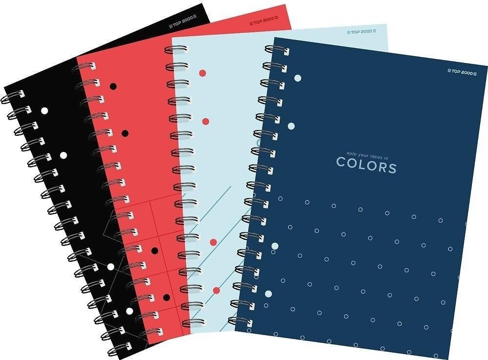 Kołozeszyt A5/80K kratka Geometric (5szt) EDUKAMP