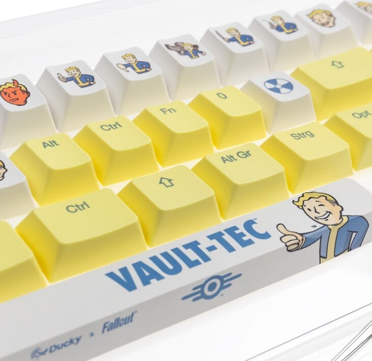 Ducky Ducky x Fallout Keycap Set - 132 Stück, ISO (DE)