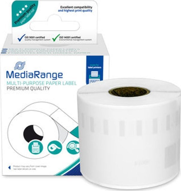 MediaRange MediaRange Papieretiketten komp. Dymo 54x101mm 220 Stk.sw/ws