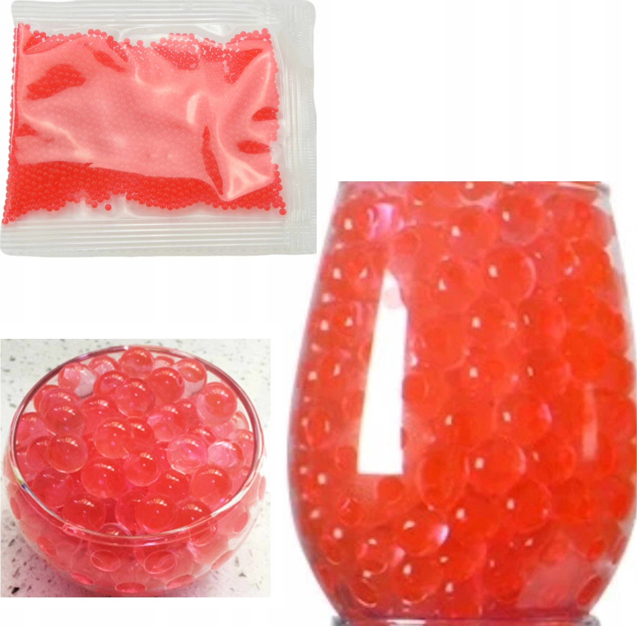 Skleplolki KULKI WODNE ŻELOWE KWIATKÓW KARABIN 7-8mm 3000 SZT