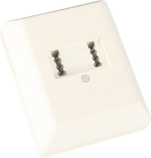 InLine Gniazdo telefoniczne German TAE, F-F, do montażu powierzchniowego (69968A)