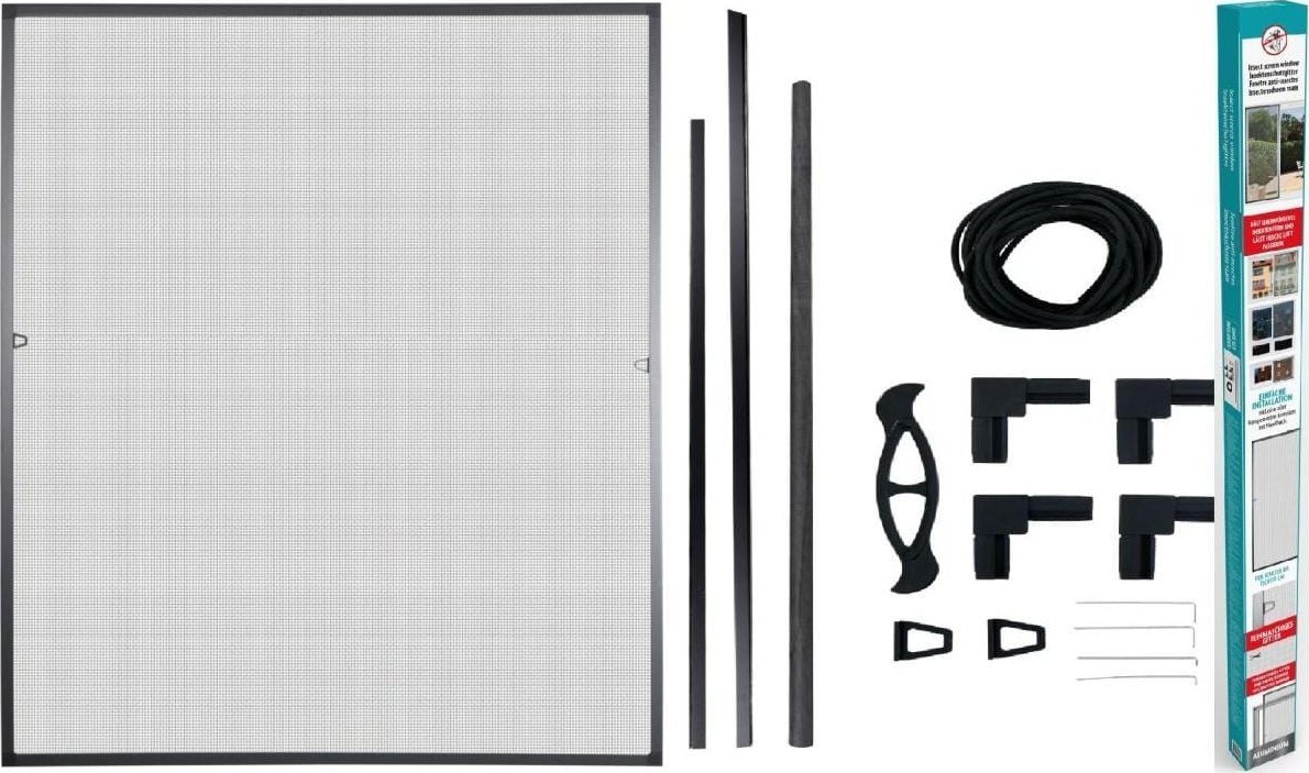 MOSKITIERA OKNO ALU 150X130CM