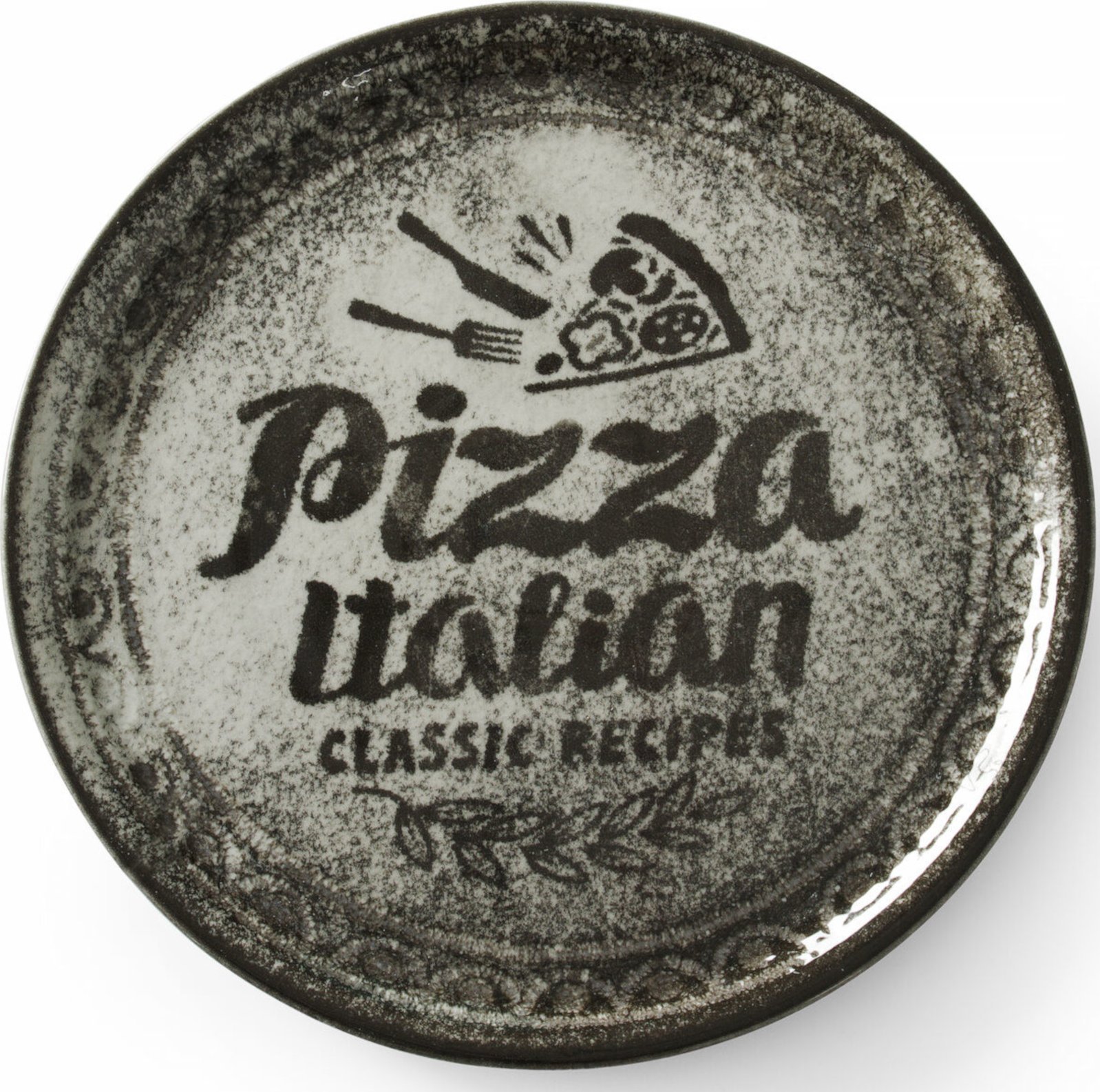 Duralex Talerz do pizzy z porcelany Recipe Collection Black śr. 31 cm - zestaw 6 szt. Talerz do pizzy z porcelany Recipe Collection Black śr. 31 cm -