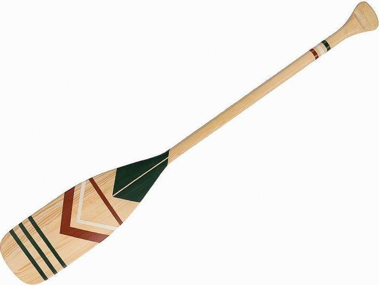 John Paddle Pagaj ozdoba drewniana malowana 120 cm WZ3