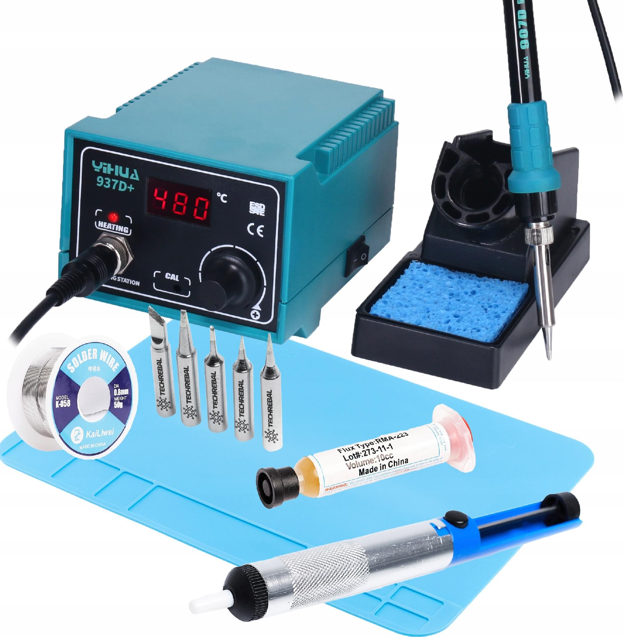 Techrebal Stacja lutownicza YIHUA 937D+ +KIT23