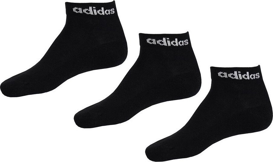 Adidas Skarpety adidas Linear Ankle Socks Cushioned Socks 3P czarne IC1303 34-36