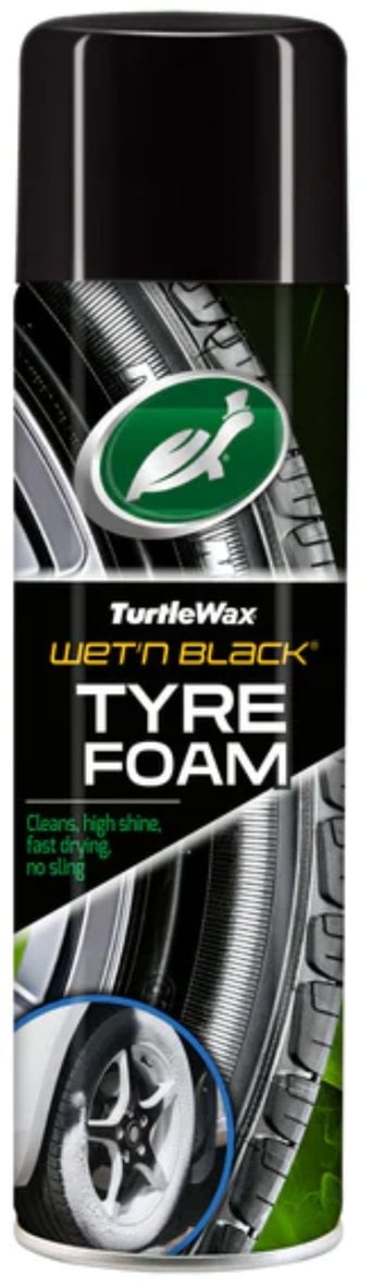 CAR TIRE & BUMPER CLEANER WET N BLACK