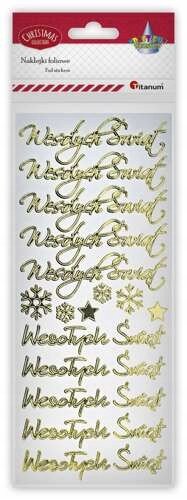 Naklejki foliowe Wesołych Świąt BN