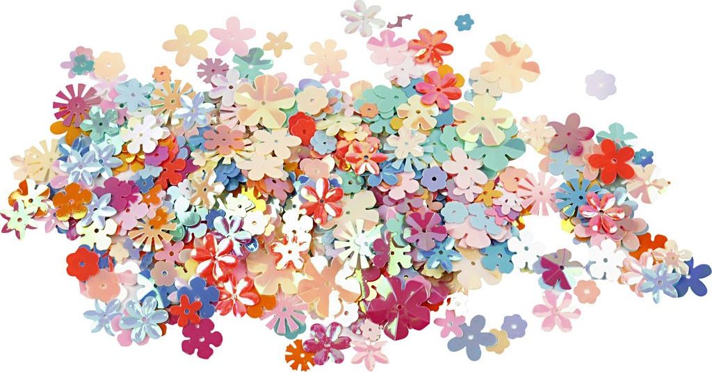 Creativ Company Cekiny Kwiatki D: 5-20 mm, 10 g