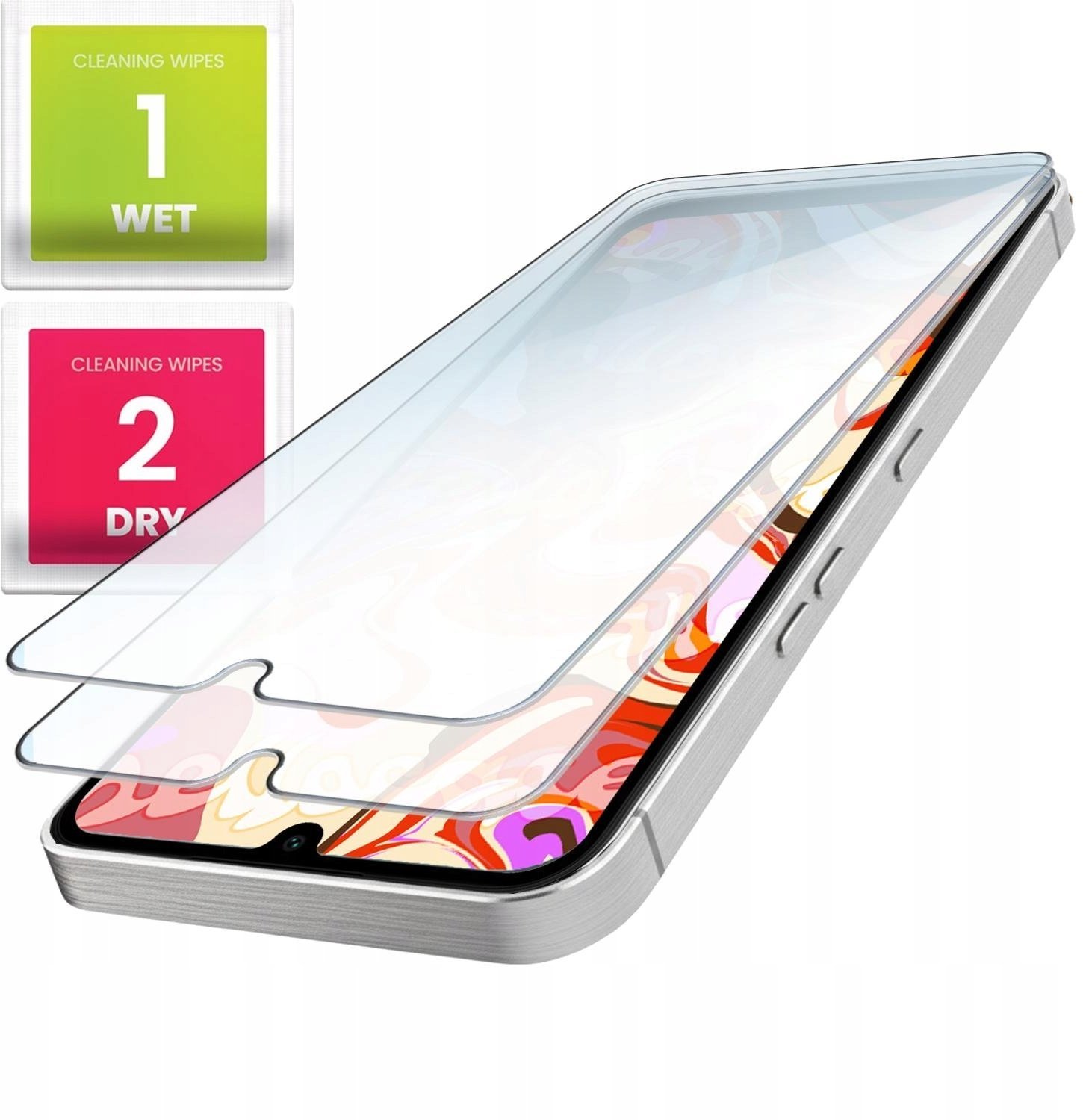 2-PAK Szkło Hartowane Do Samsung Galaxy A26 5G (Płaskie, 2.5D, Szybka, 9H)