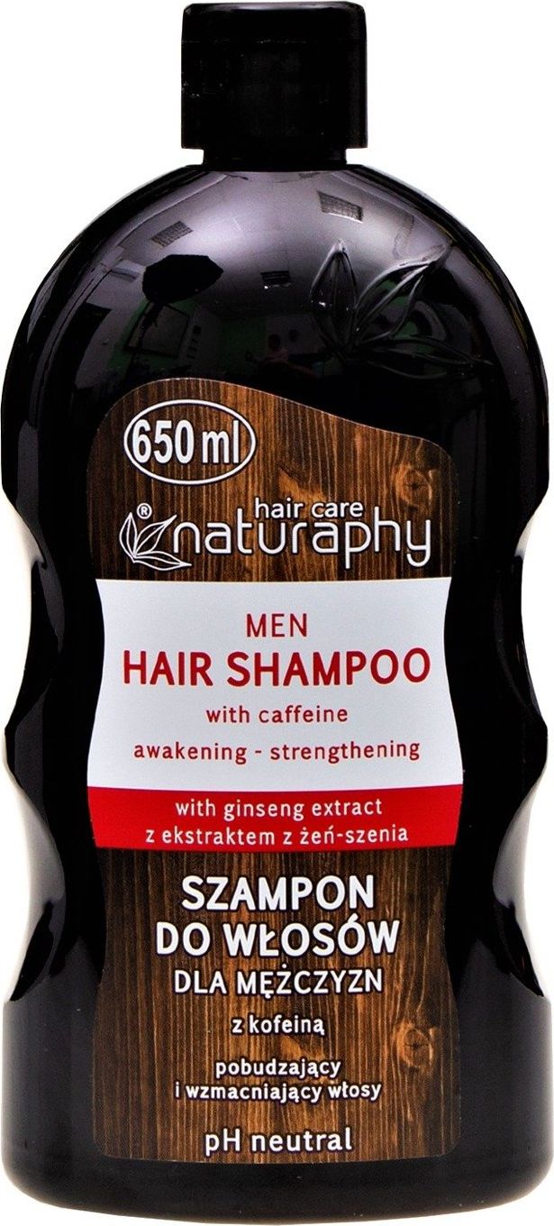 BluxCosmetics Szampon do włosów dla mężczyzn z kofeiną 650 ml