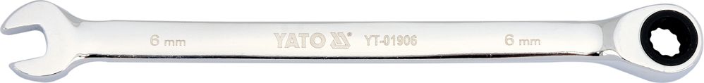 Yato Klucz płasko-oczkowy z grzechotką 6mm (YT-01906)