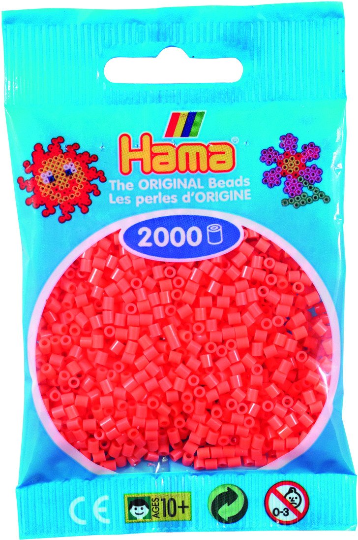 Hama mini beads 2000 pcs. pastel red