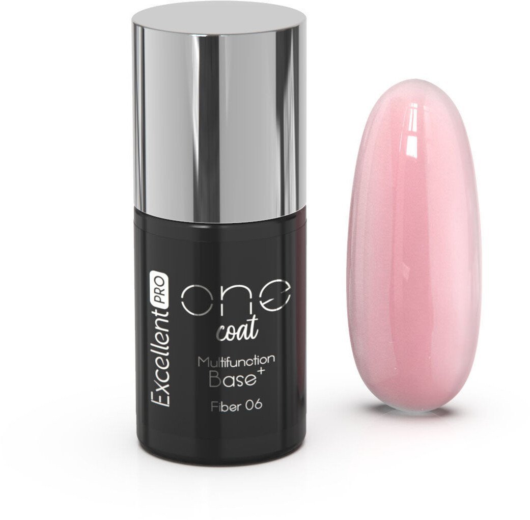 Excellent PRO One Coat Multifunction Fiber Base baza hybrydowa z włóknami Just Peachy 7g