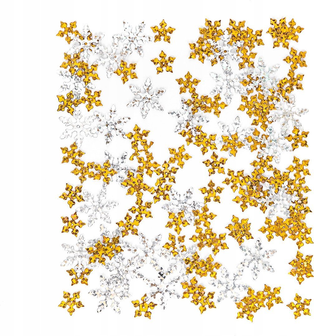 Dekoracja świąteczna Art-Pol Cekiny - ¶nieżynki 15g