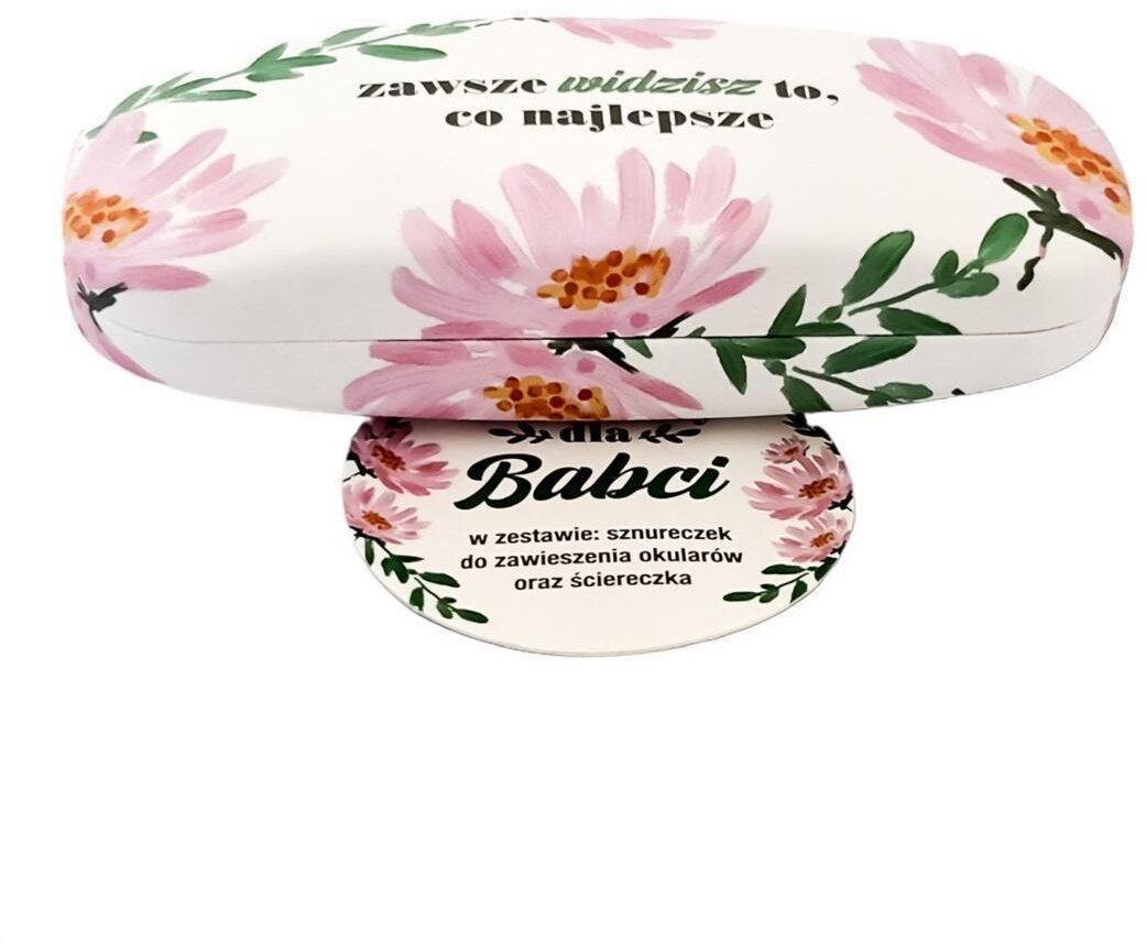Etui na okulary z kwiatkami dla Babci
