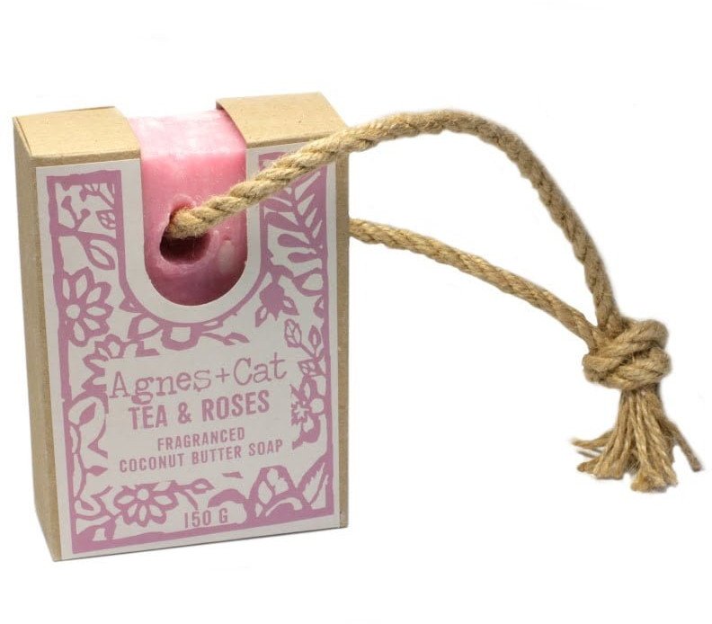 Mydło na sznurku - Tea & Roses