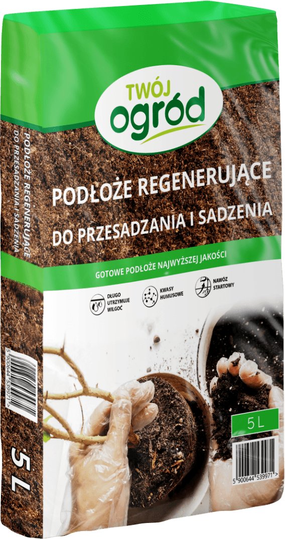 Ziemia podłoże regenerujące 5l (kwasy humusowe) Twój Ogród