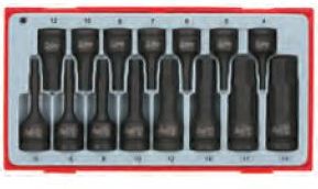 Teng Tools Zestaw nasadek maszynowych trzpieniowych sześciokątnych 15szt. (15141-0107)