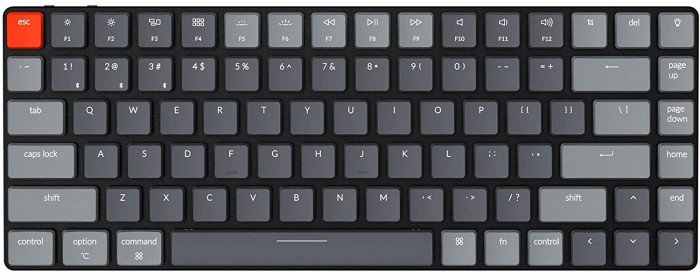 Keychron K3 v2 75% Low RGB BT Keychron Red Hot D-E-Layout K3-E1-D-E