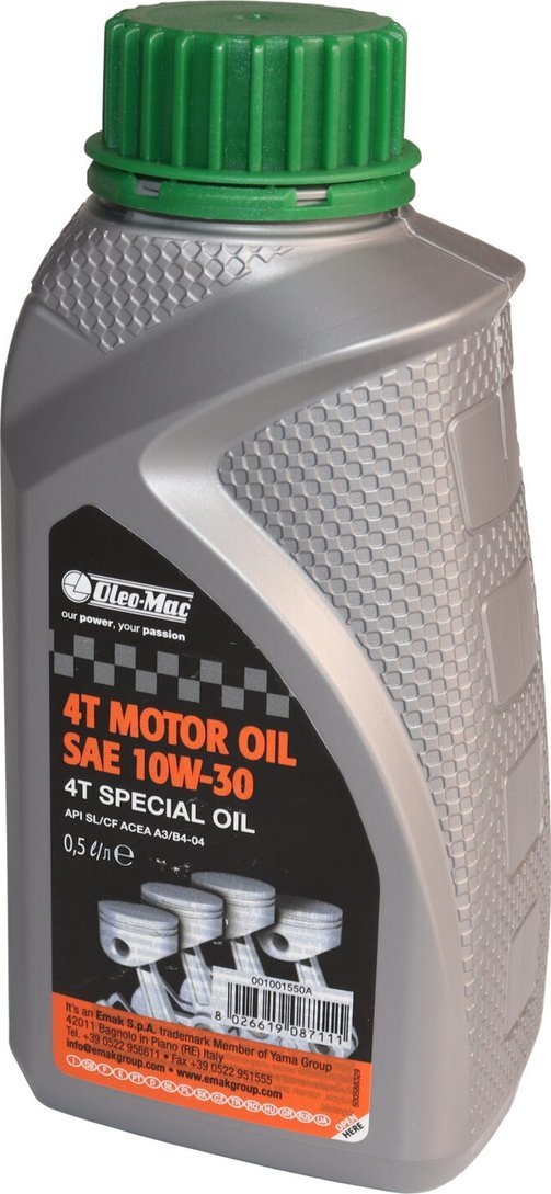 Oleo-Mac OLEO-MAC 10W30 4T OLEJ SILNIKOWY 10W-30 SAE30 0,5L DO SILNIKA KOSIAREK,TRAKTORKÓW,AGREGATÓW,GLEBOGRYZAREK,ZAMIATAREK NAC,OLEO-MAC, STIHL, Bri