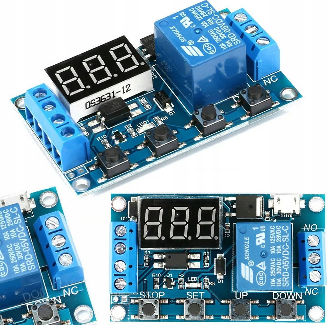 Rosfix MODUŁ PRZEKAŹNIKA CZASOWEGO ROSFIX 6V-20V/5V MICRO USB ZAKRES 0-999 MINUT