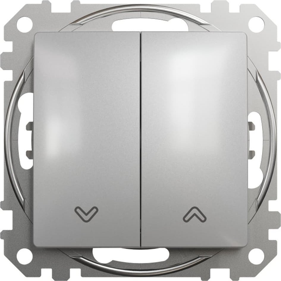 Schneider Electric Sedna Design Łącznik żaluzjowy srebrne aluminium SDD113104
