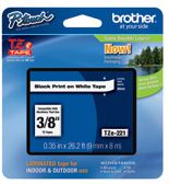 Brother taśma TZE-221 (black on white)