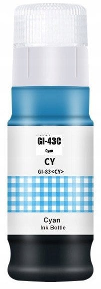 PRISM Canon Tusz GI-43C Cyan 8k 100% new 70ml ink bottle