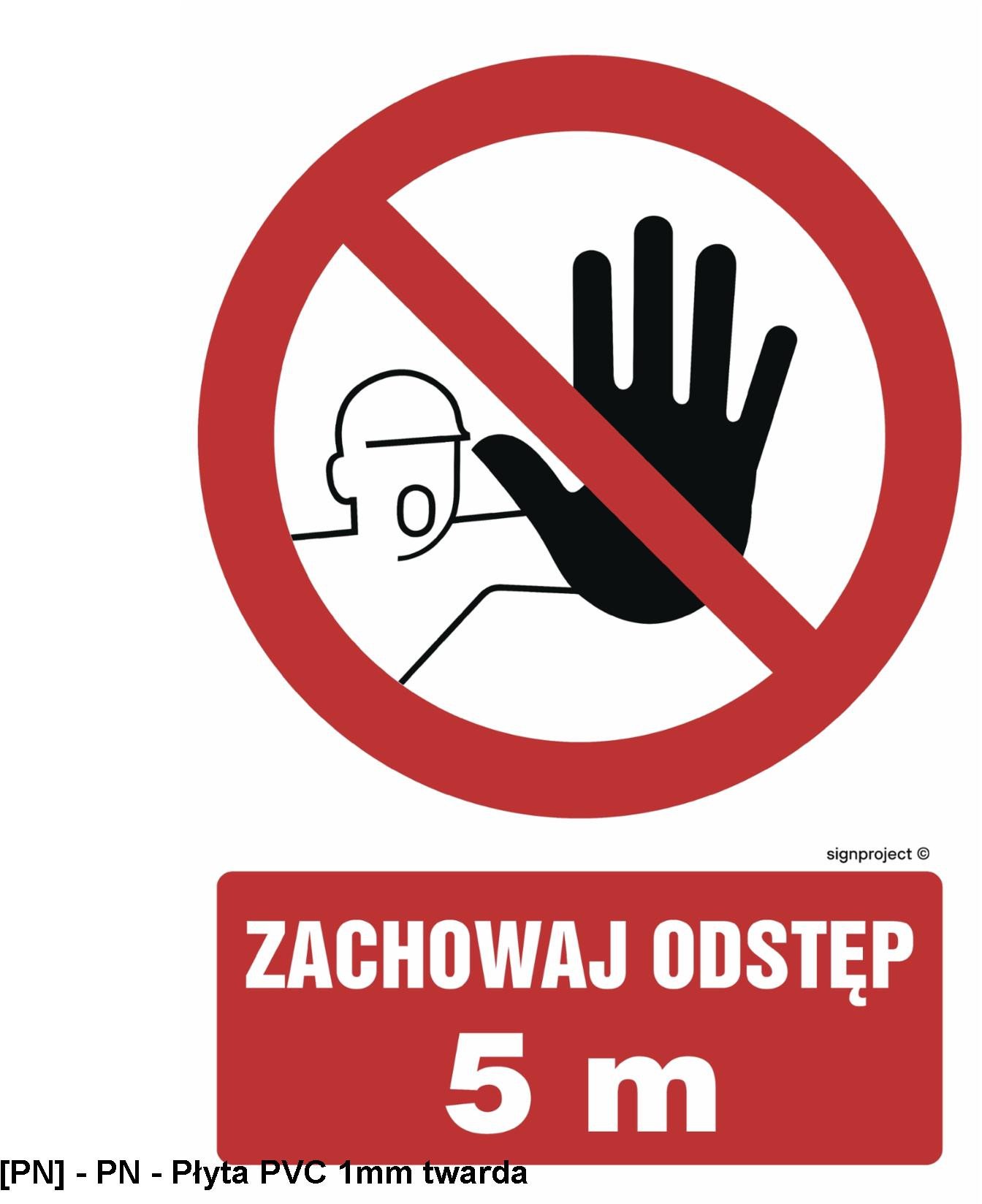 NC136 - Zachowaj odstęp 200x133