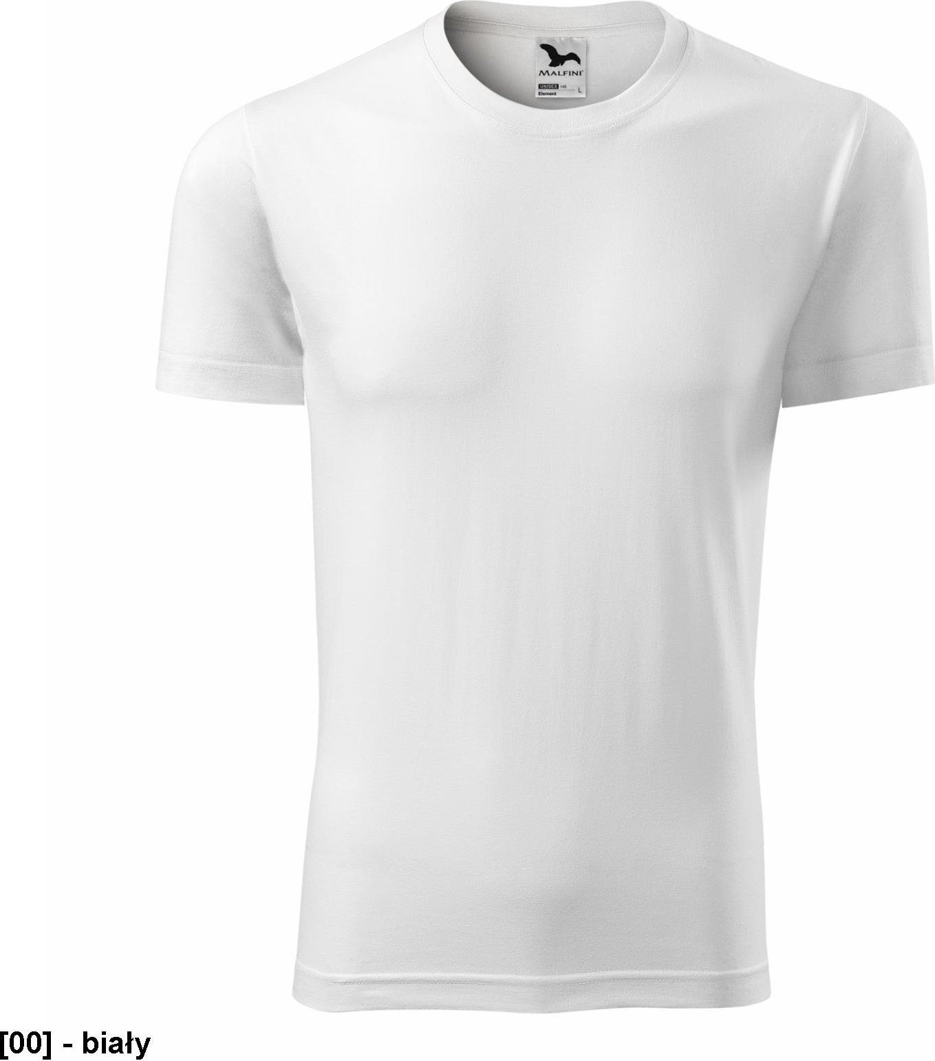 MALFINI Element 145 - ADLER - Koszulka unisex, 180 g/m, - biały M